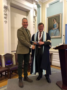 Professor Hans Morten Lossius and Professor Angus Watson.